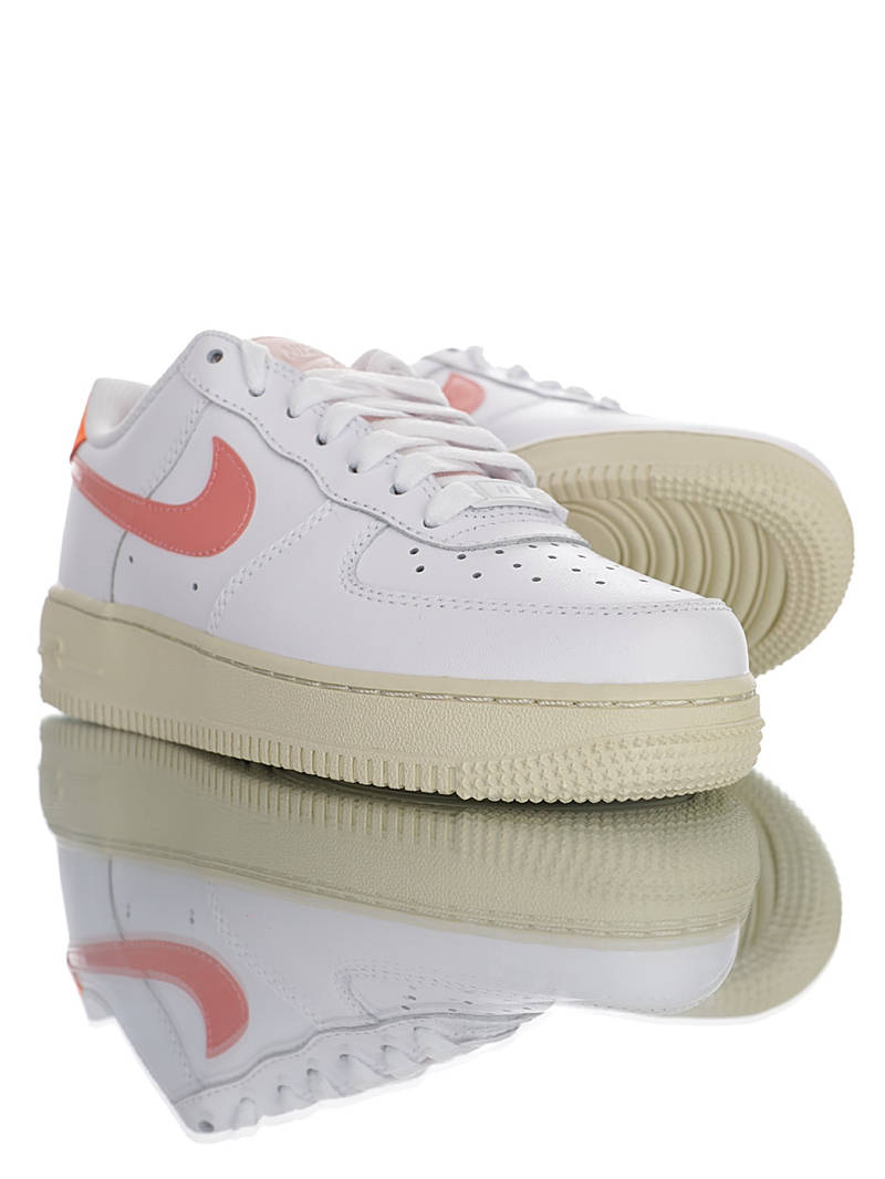 nike air force 1 - Blanco Rosado Naranjo