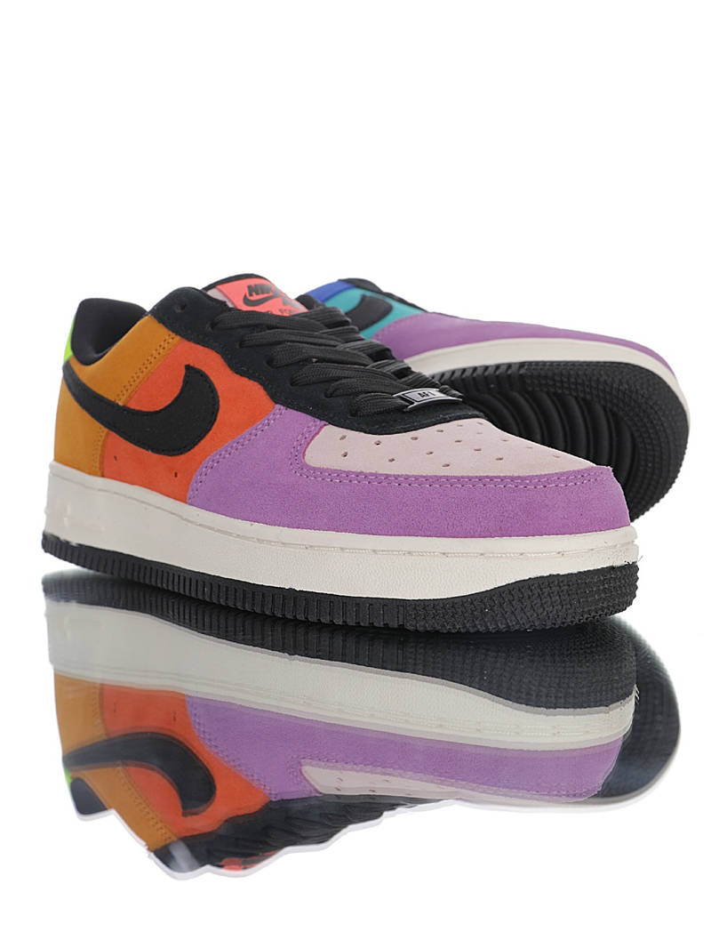 nike air force 1 - Blanco Negro Arcoiris