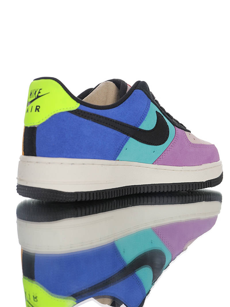 nike air force 1 - Blanco Negro Arcoiris