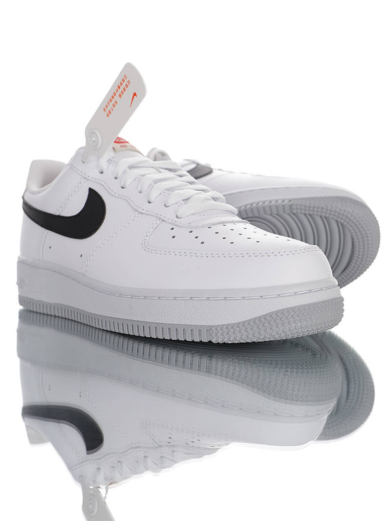nike air force 1 - Blanco Negro Gris