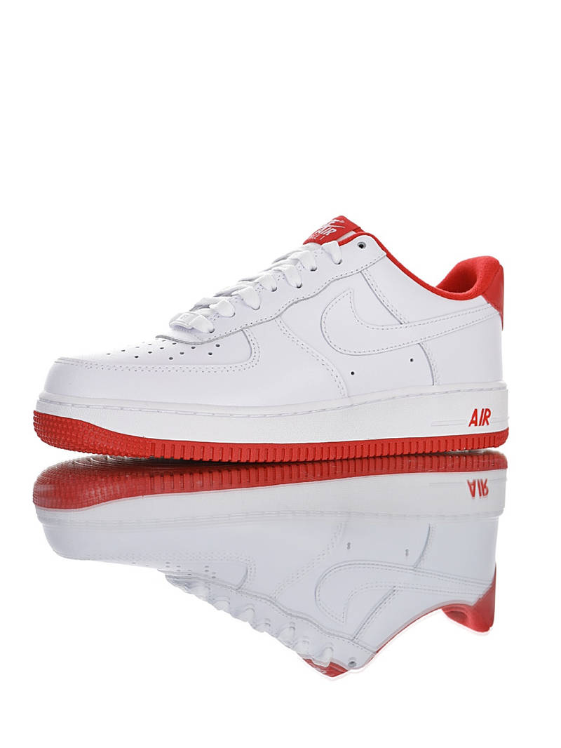 nike air force 1 - Blanco Rojo