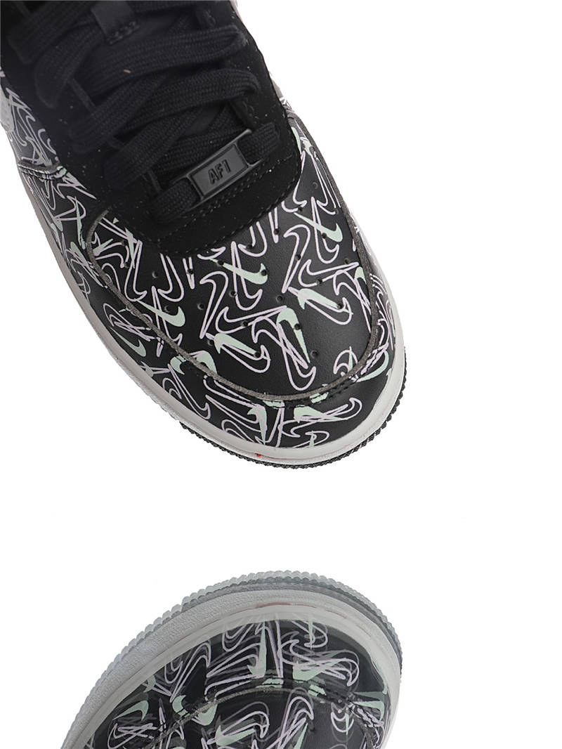 nike air force 1 - Blanco Negro