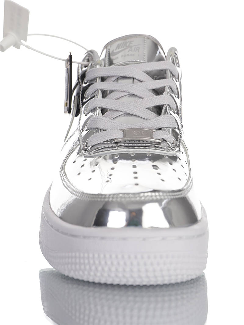 nike air force 1 - Plateado