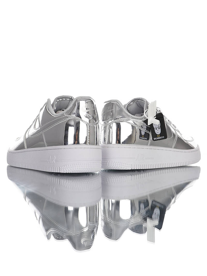 nike air force 1 - Plateado