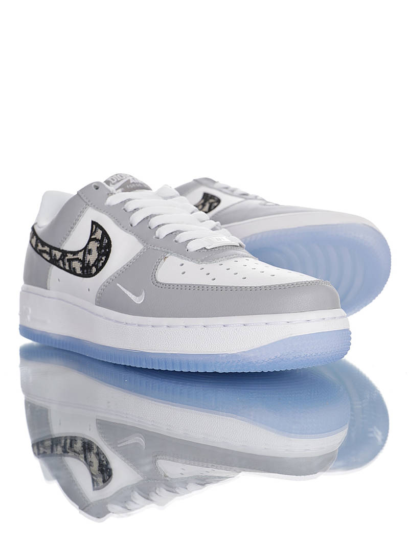 nike air force 1 - Blanco Negro Gris