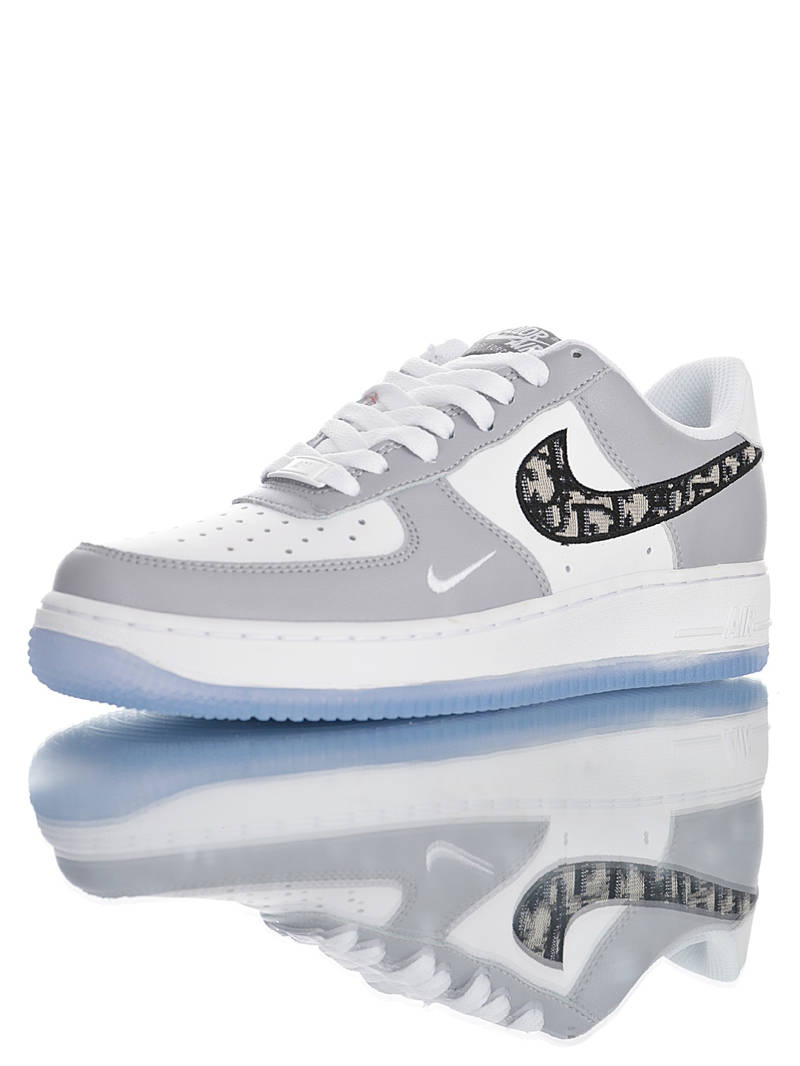 nike air force 1 - Blanco Negro Gris