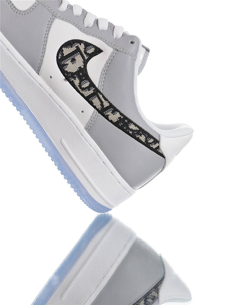 nike air force 1 - Blanco Negro Gris