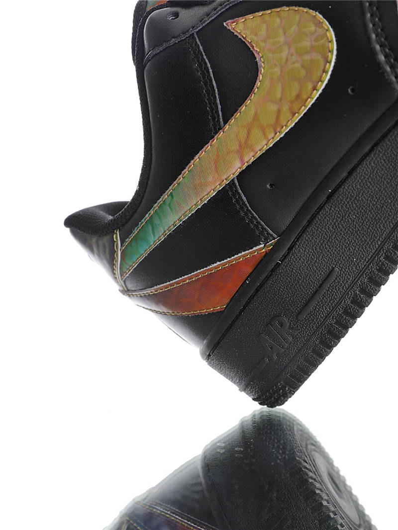 nike air force 1 - Negro Arcoiris