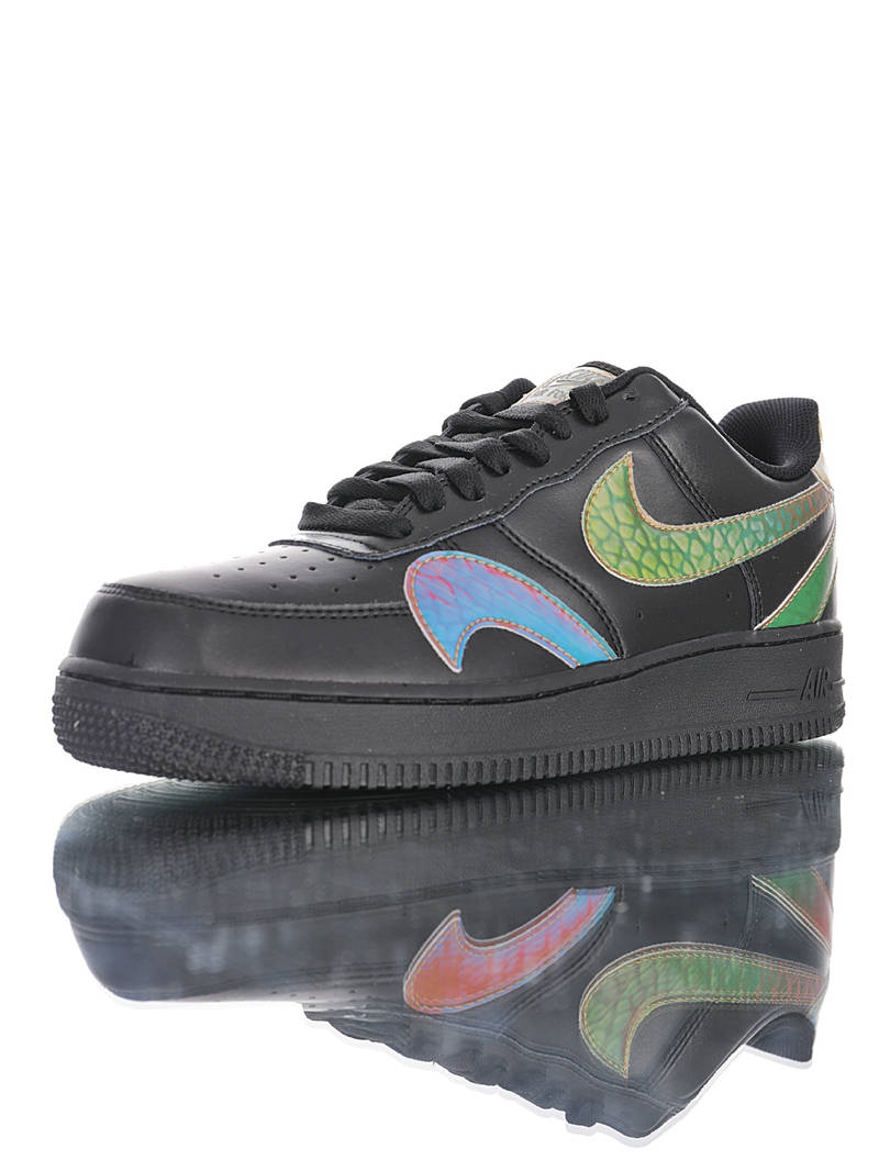 nike air force 1 - Negro Arcoiris