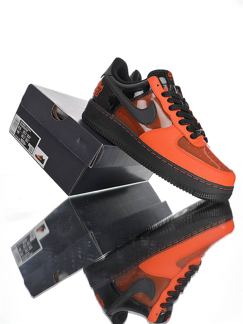 nike air force 1 - Rojo Negro Burdeo