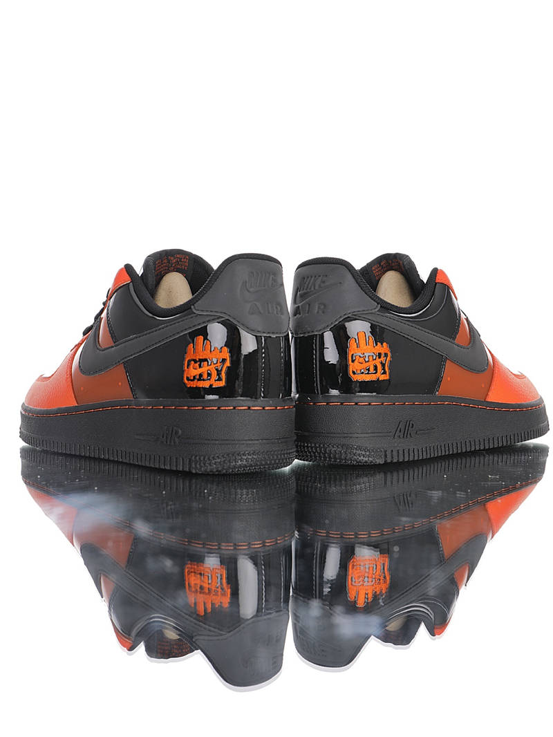 nike air force 1 - Rojo Negro Burdeo