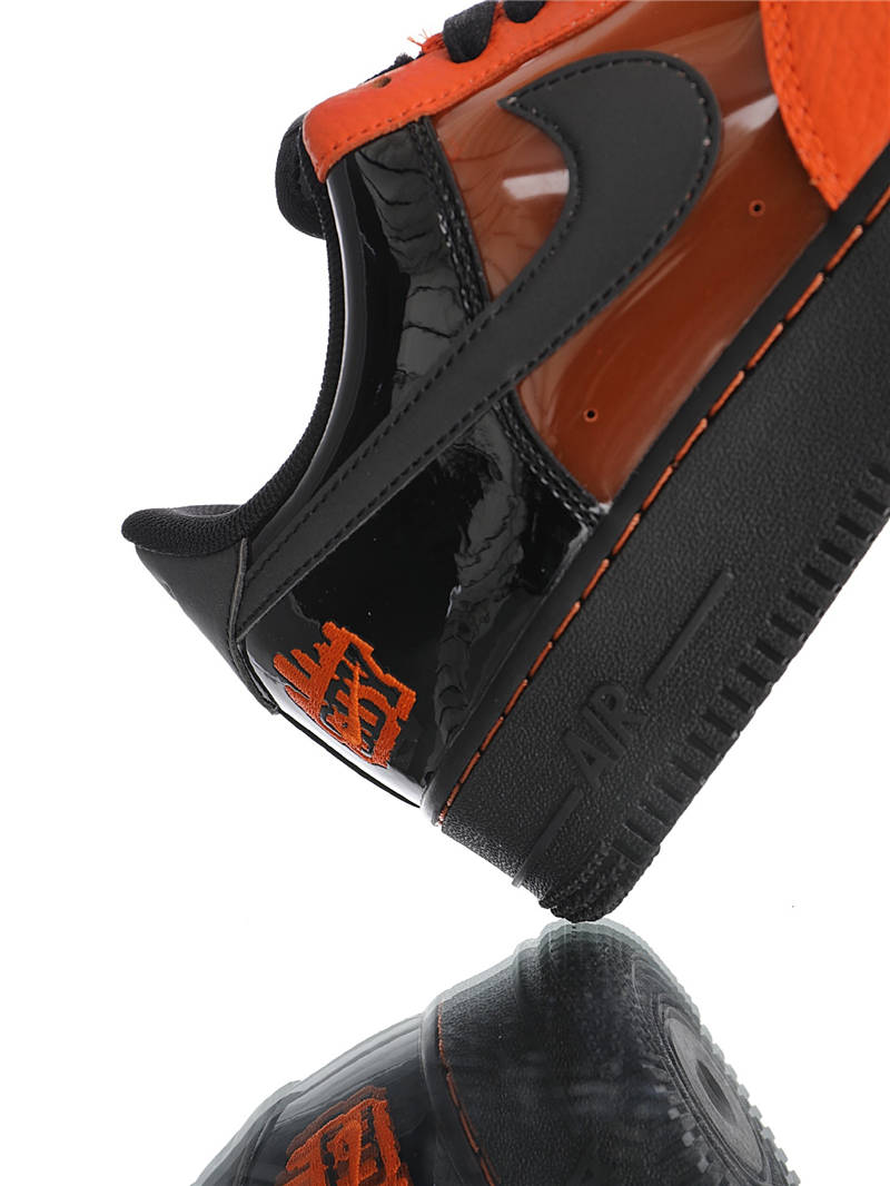 nike air force 1 - Rojo Negro Burdeo