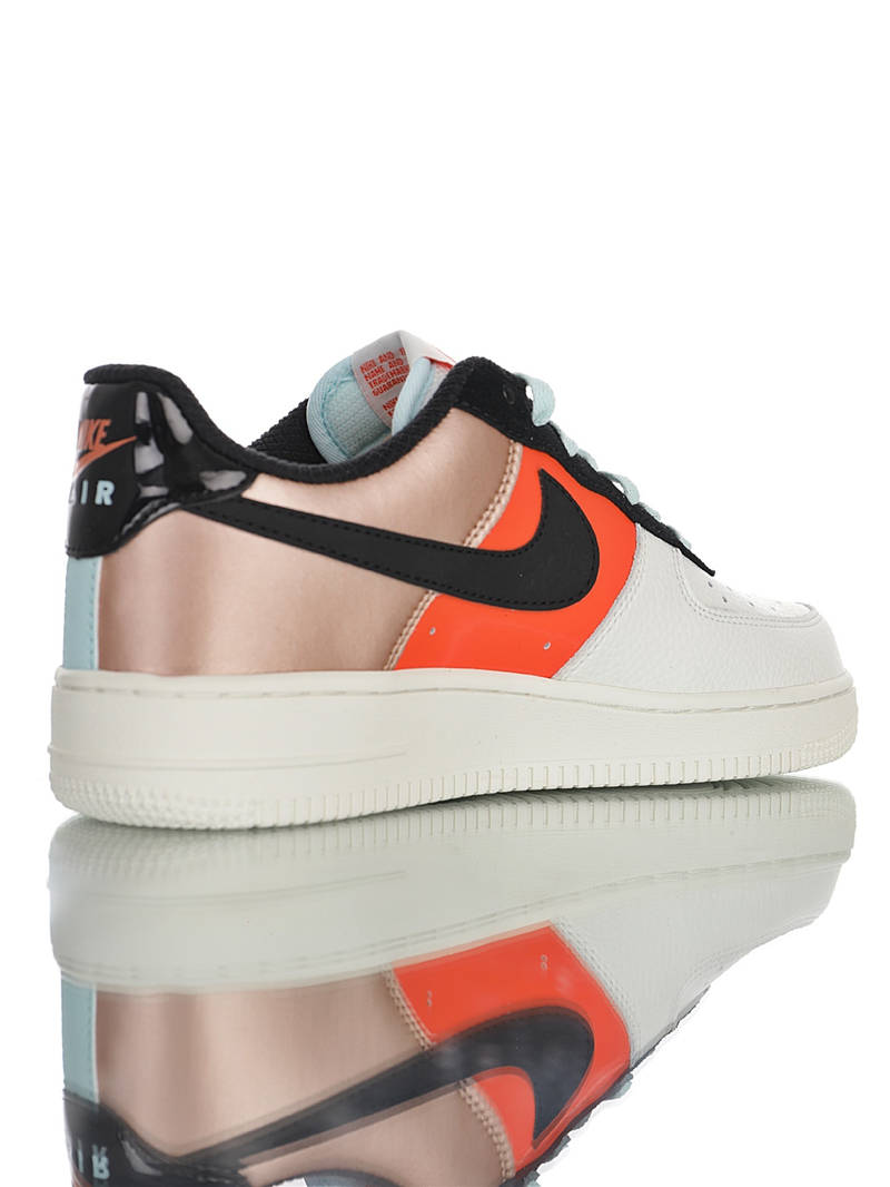 nike air force 1 - Rosado Naranjo Blanco Negro