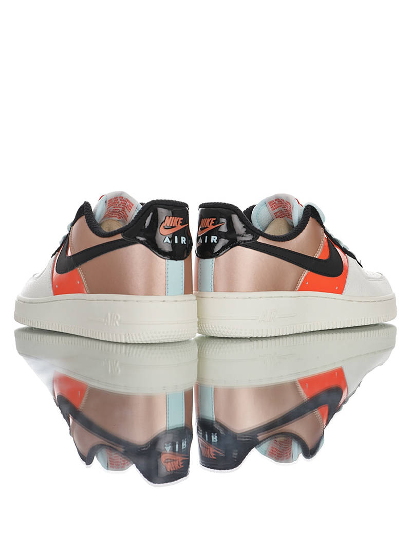 nike air force 1 - Rosado Naranjo Blanco Negro