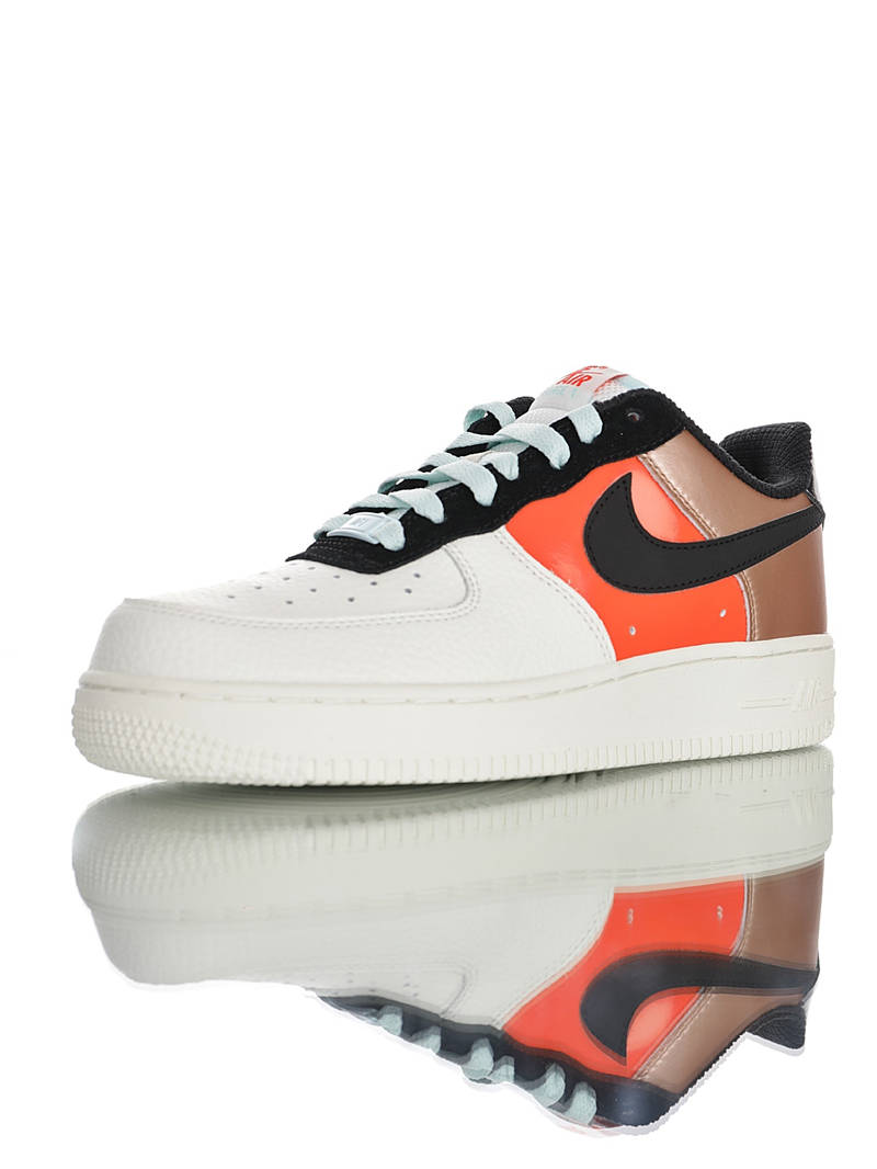 nike air force 1 - Rosado Naranjo Blanco Negro