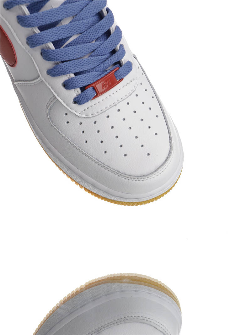 nike air force 1 - Blanco Rojo Morado