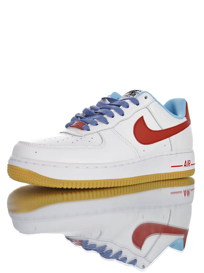 nike air force 1 - Blanco Rojo Morado