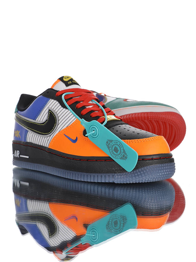 nike air force 1 - Blanco Negro Arcoiris