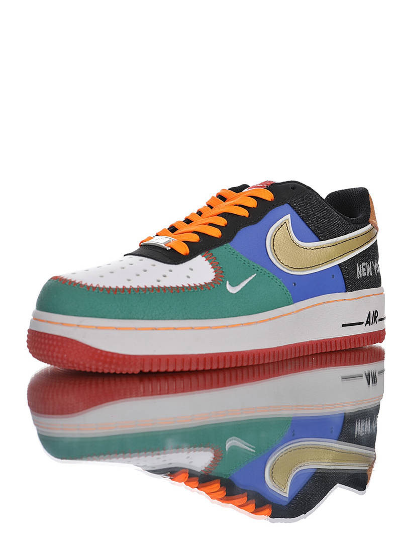 nike air force 1 - Blanco Negro Arcoiris