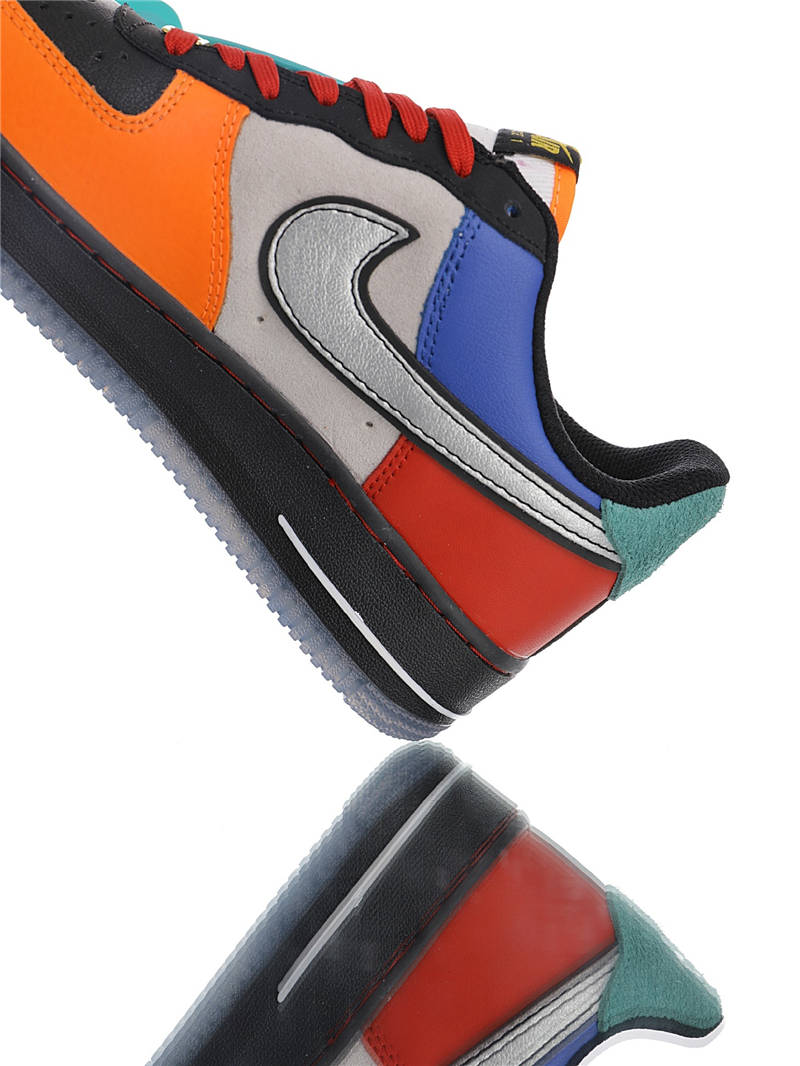 nike air force 1 - Blanco Negro Arcoiris