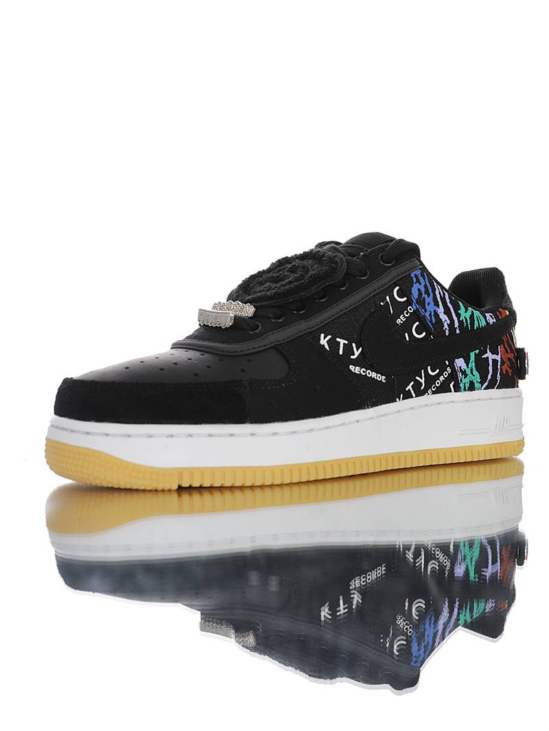 nike air force 1 - Negro Arcoiris