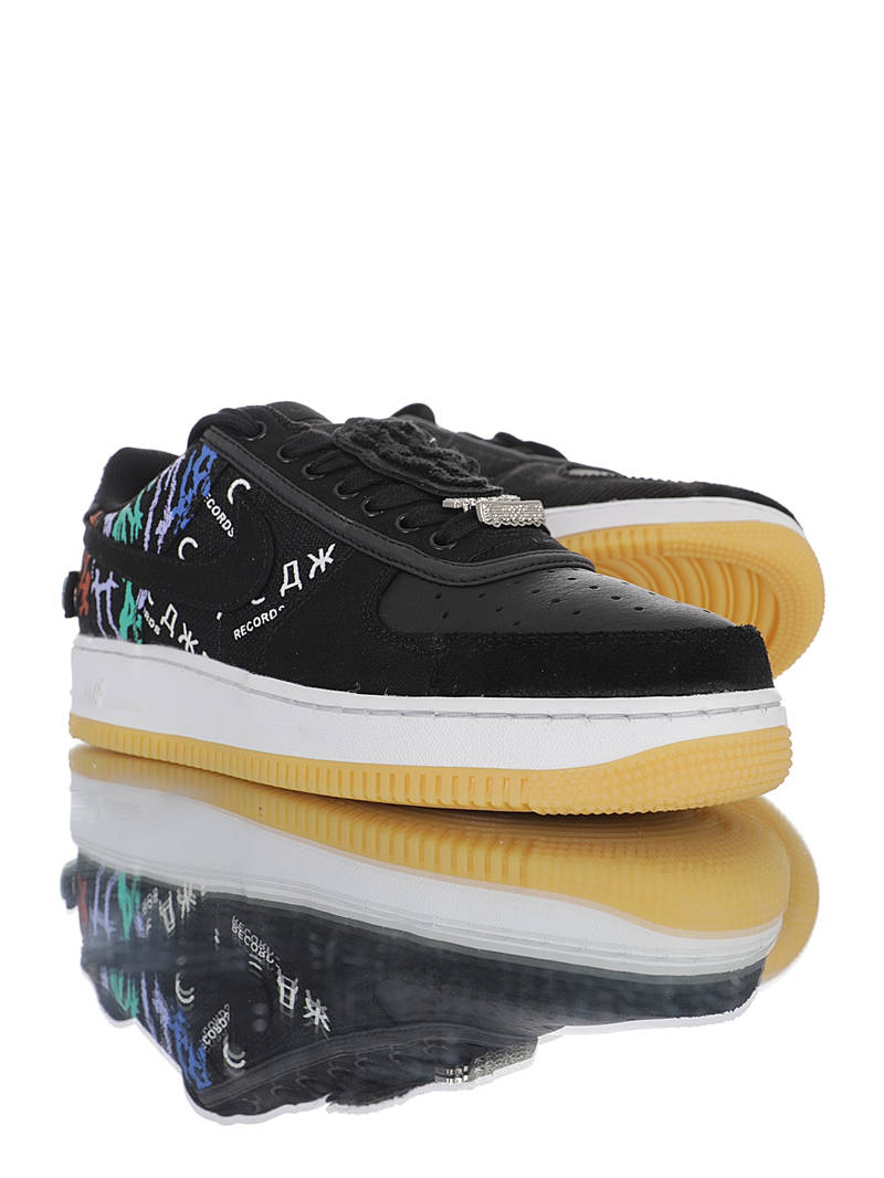 nike air force 1 - Negro Arcoiris