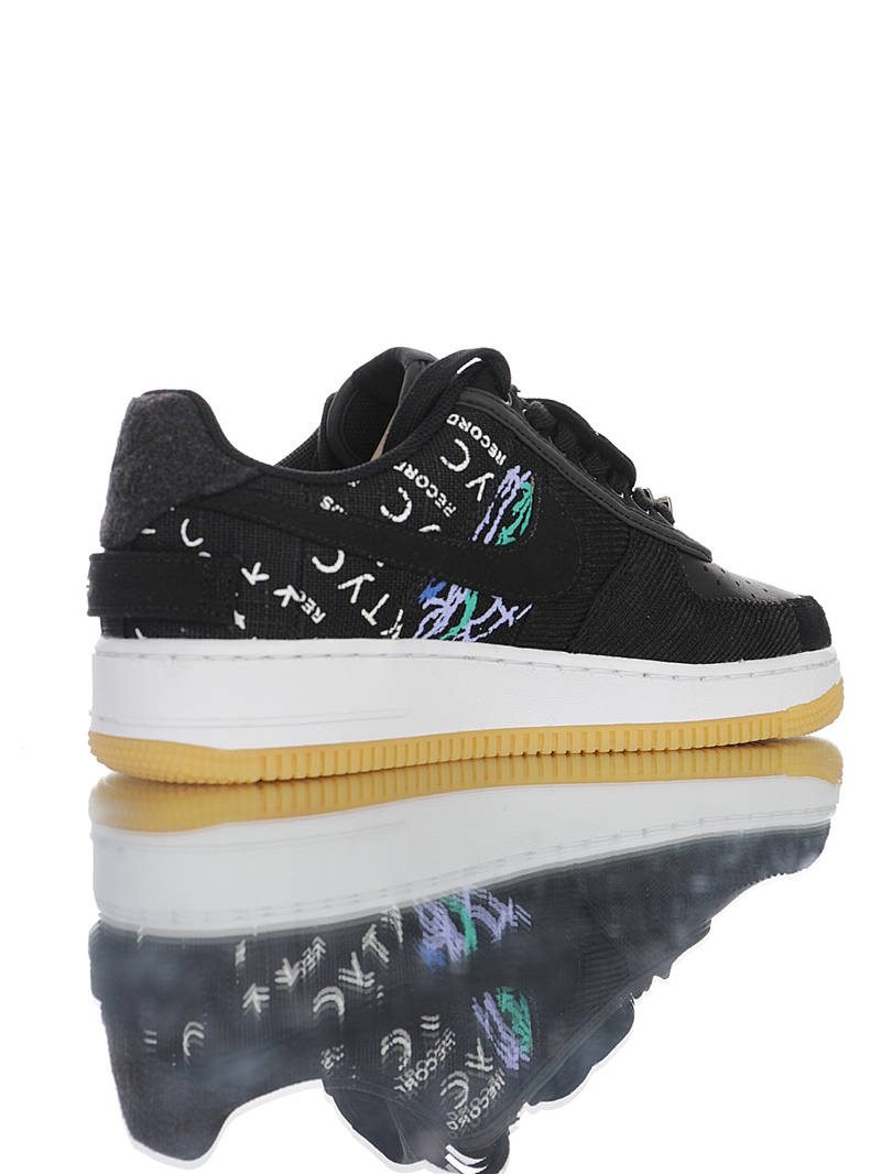 nike air force 1 - Negro Arcoiris