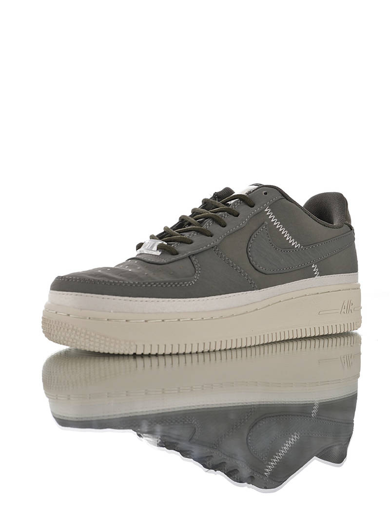 nike air force 1 - Gris Blanco