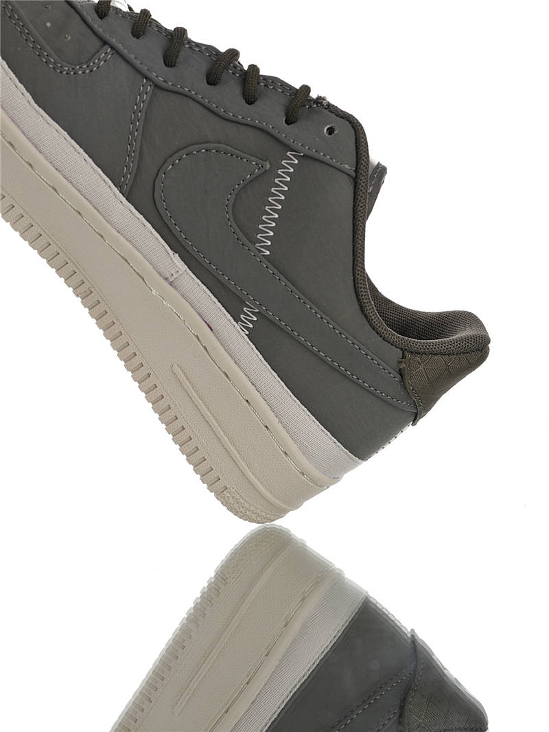 nike air force 1 - Gris Blanco