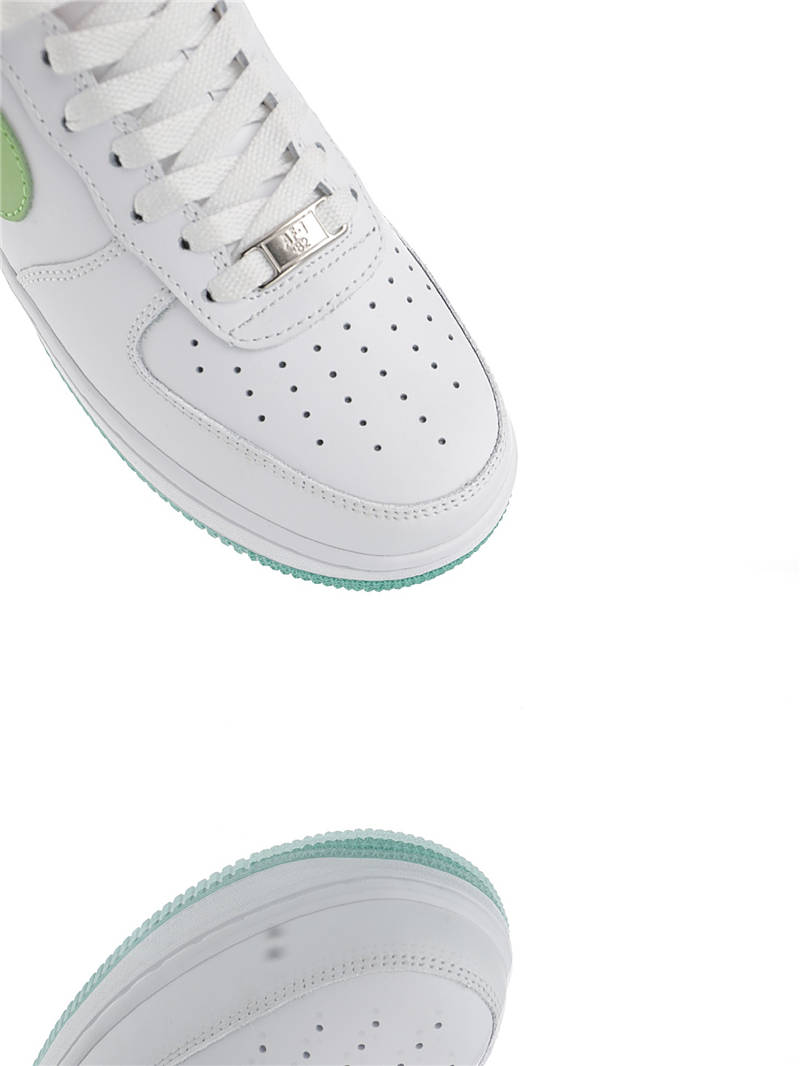 nike air force 1 - Blanco Verde Naranjo