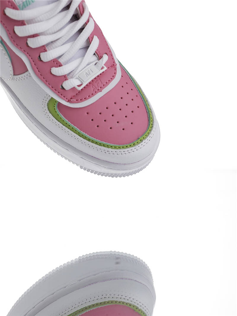 nike air force 1 - Blanco Rosado Verde Celeste