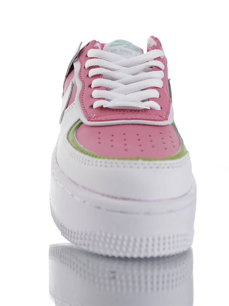 nike air force 1 - Blanco Rosado Verde Celeste
