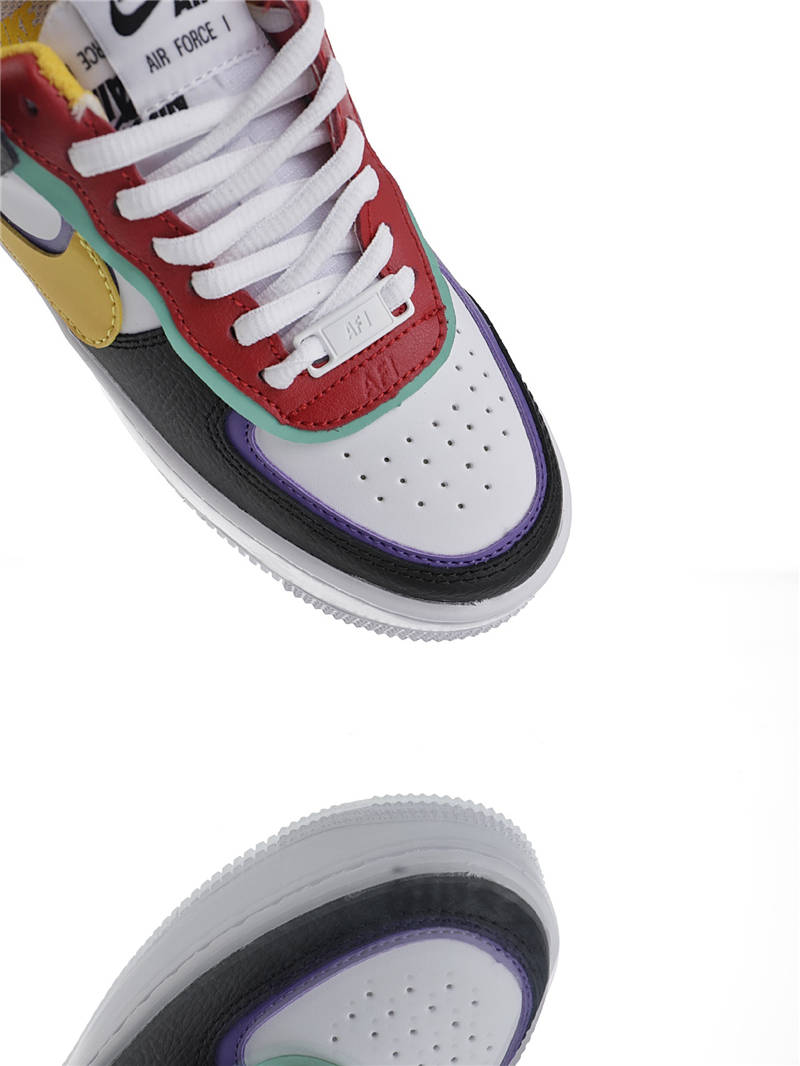 nike air force 1 - Blanco Negro Arcoiris