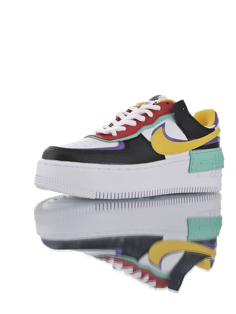 nike air force 1 - Blanco Negro Arcoiris