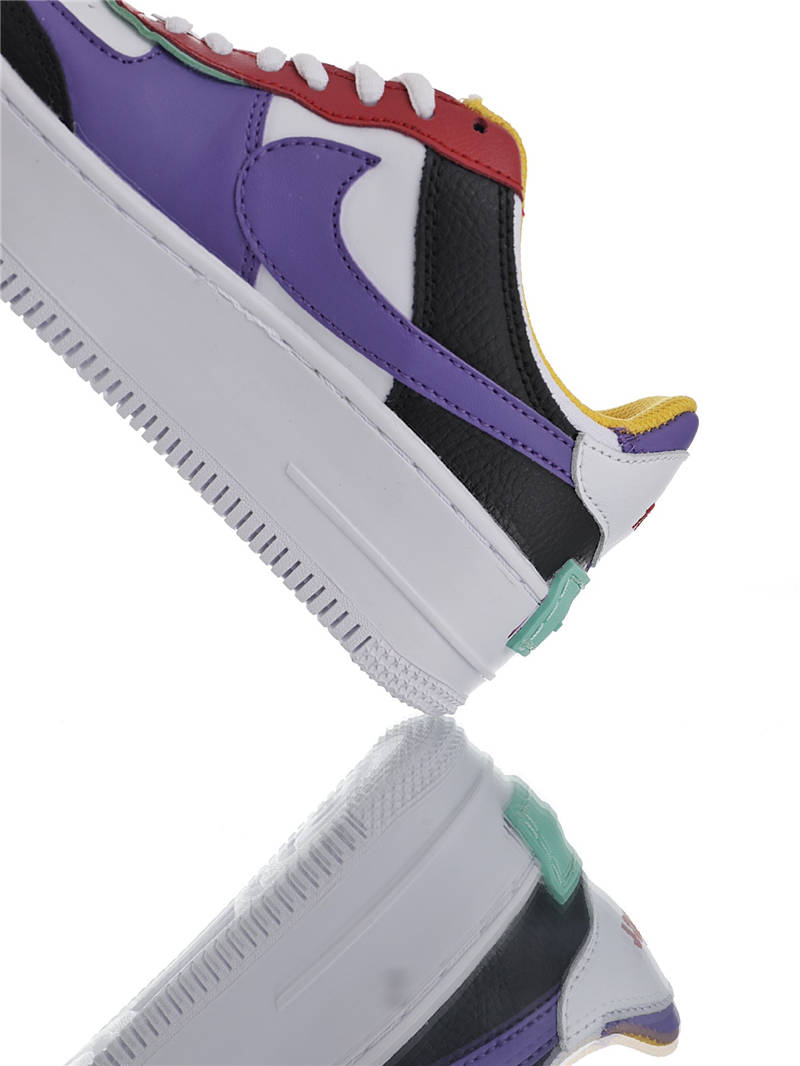 nike air force 1 - Blanco Negro Arcoiris