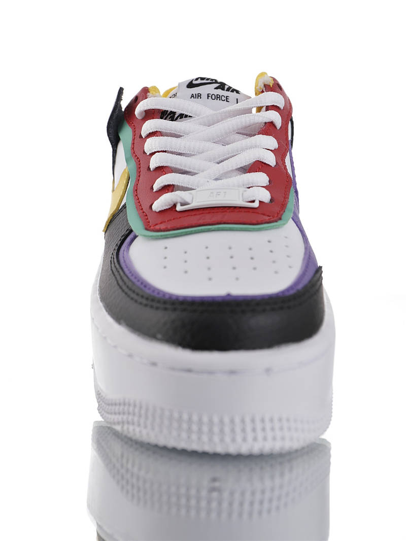nike air force 1 - Blanco Negro Arcoiris