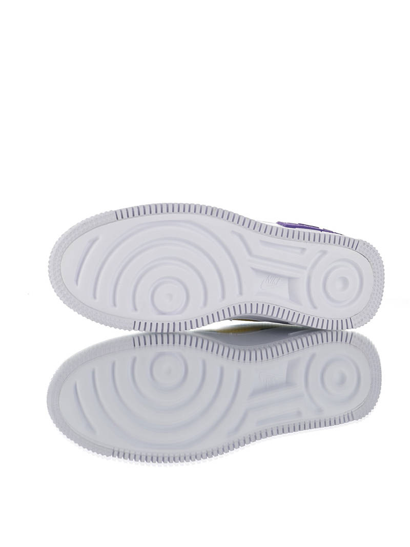 nike air force 1 - Blanco Morado Celeste Amarillo Rojo
