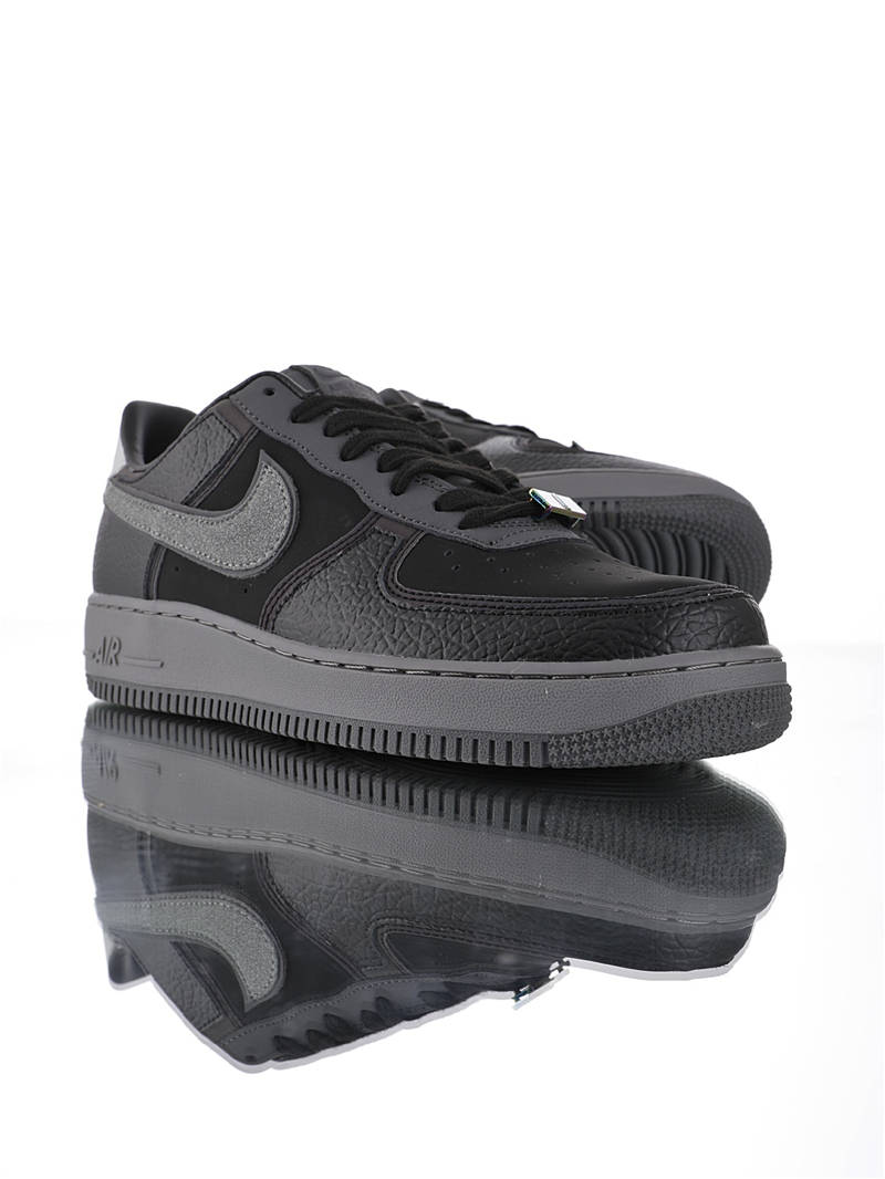 nike air force 1 - Negro Gris Fluor