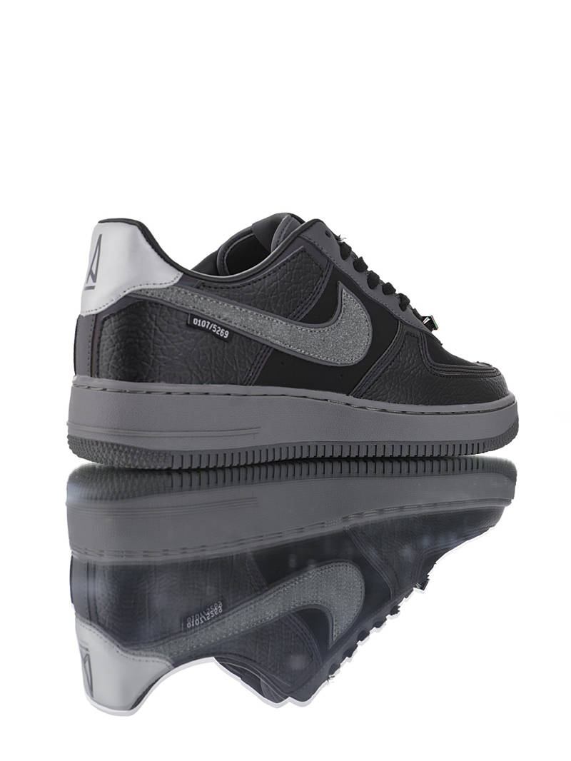 nike air force 1 - Negro Gris Fluor