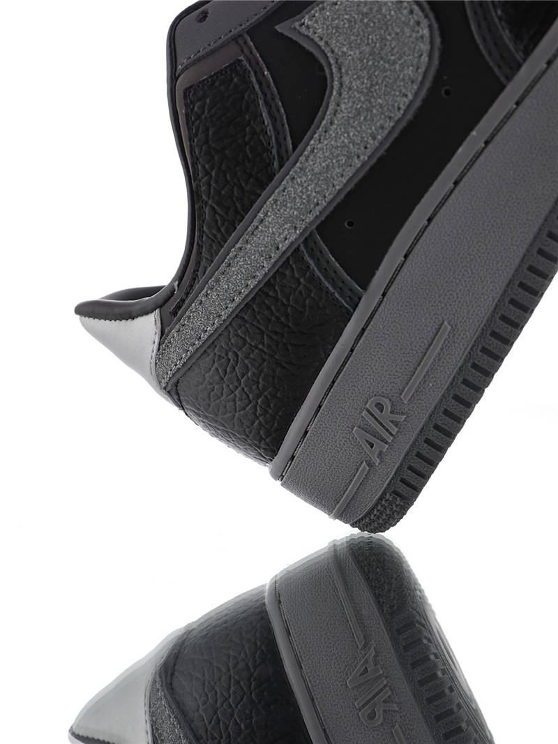 nike air force 1 - Negro Gris Fluor