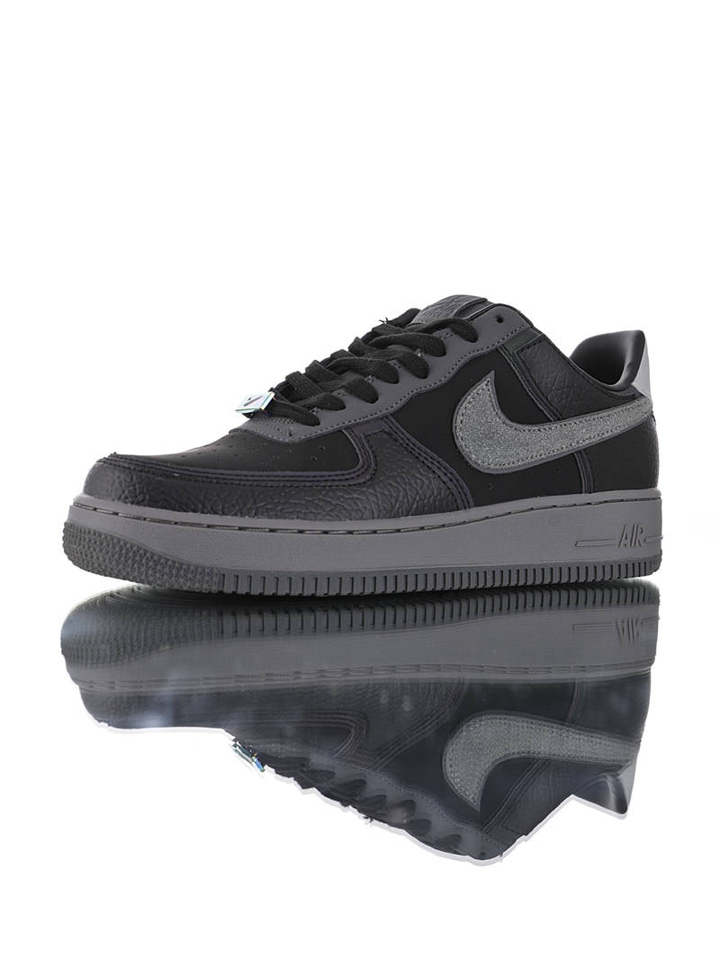 nike air force 1 - Negro Gris Fluor