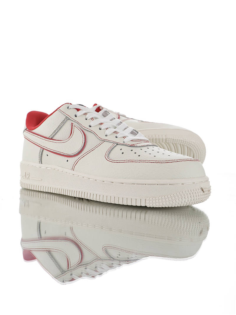 nike air force 1 - Blanco Rojo