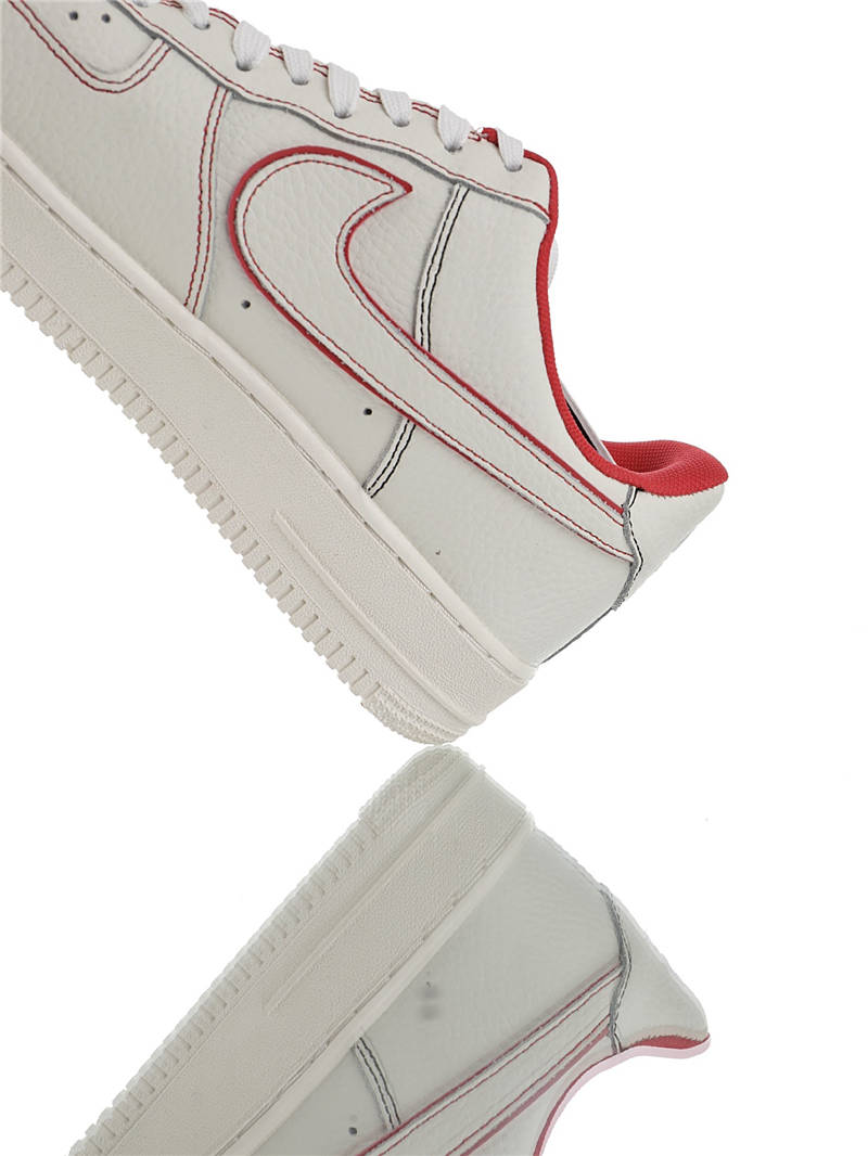 nike air force 1 - Blanco Rojo