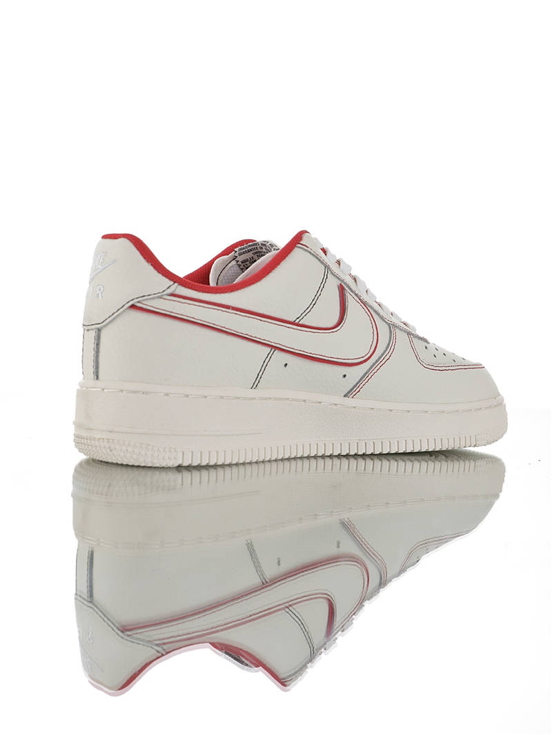 nike air force 1 - Blanco Rojo