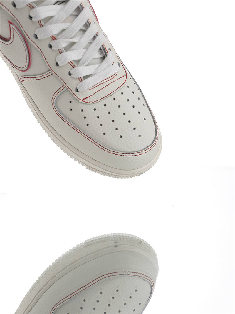 nike air force 1 - Blanco Rojo