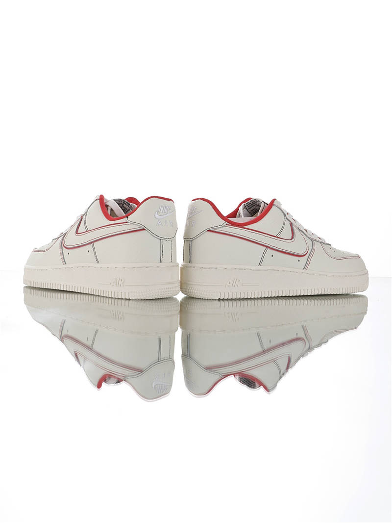 nike air force 1 - Blanco Rojo