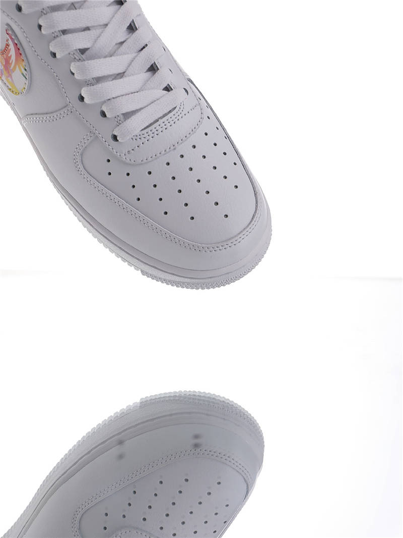 nike air force 1 - Blanco Rojo Arcoiris