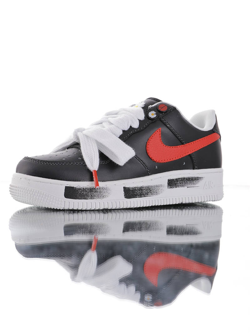 nike air force 1 - Negro Rojo Blanco