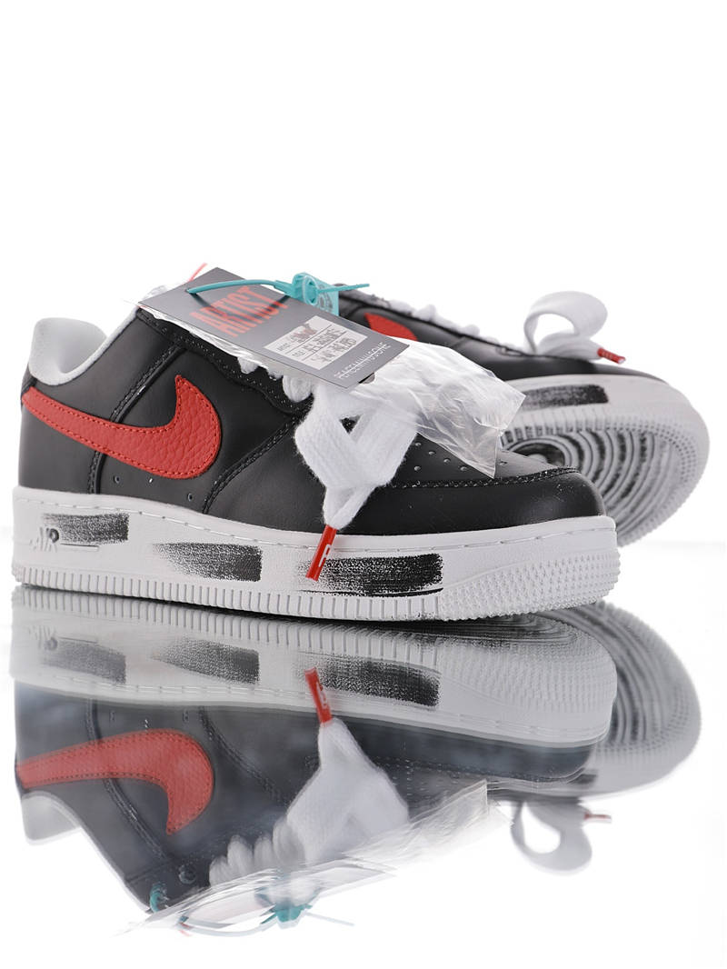 nike air force 1 - Negro Rojo Blanco