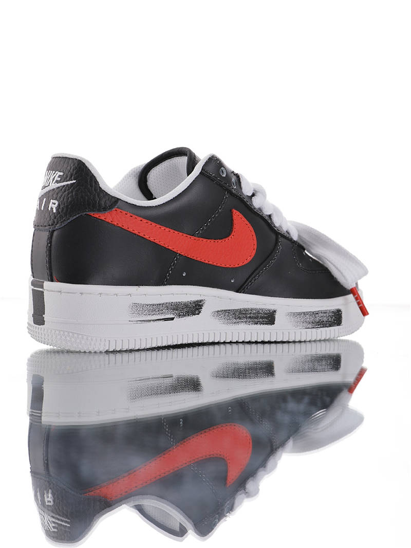 nike air force 1 - Negro Rojo Blanco